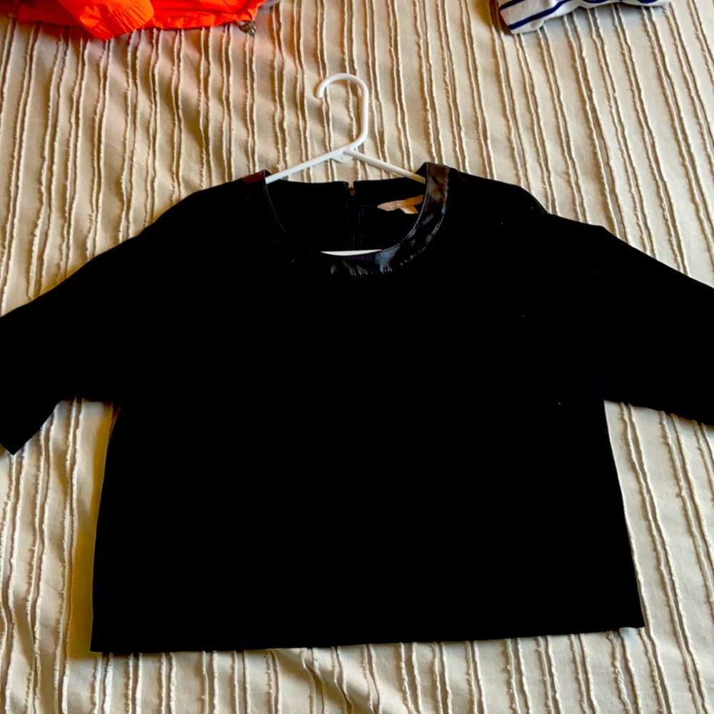 Banana Republic Dark black short sleeve shirt